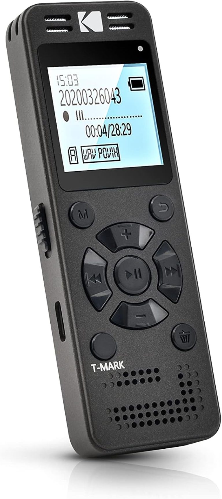 Kodak VRC350, mini dictaphone rechargeable avec commande vocale