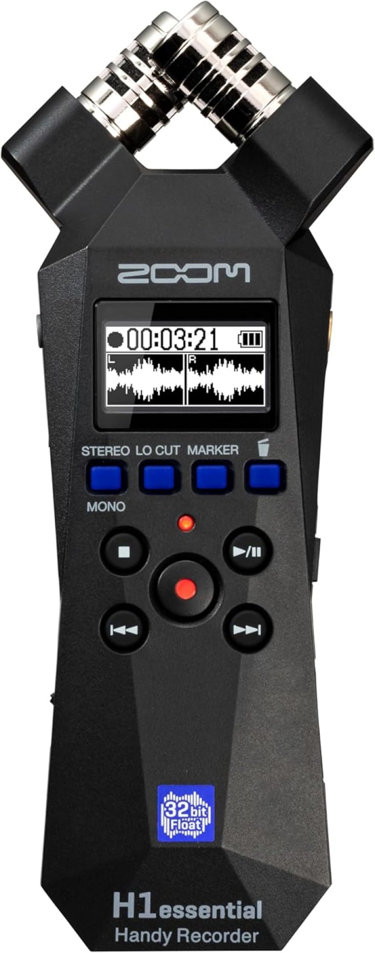 Zoom H1essential, enregistreur portable 2 pistes en 32 bits flottant